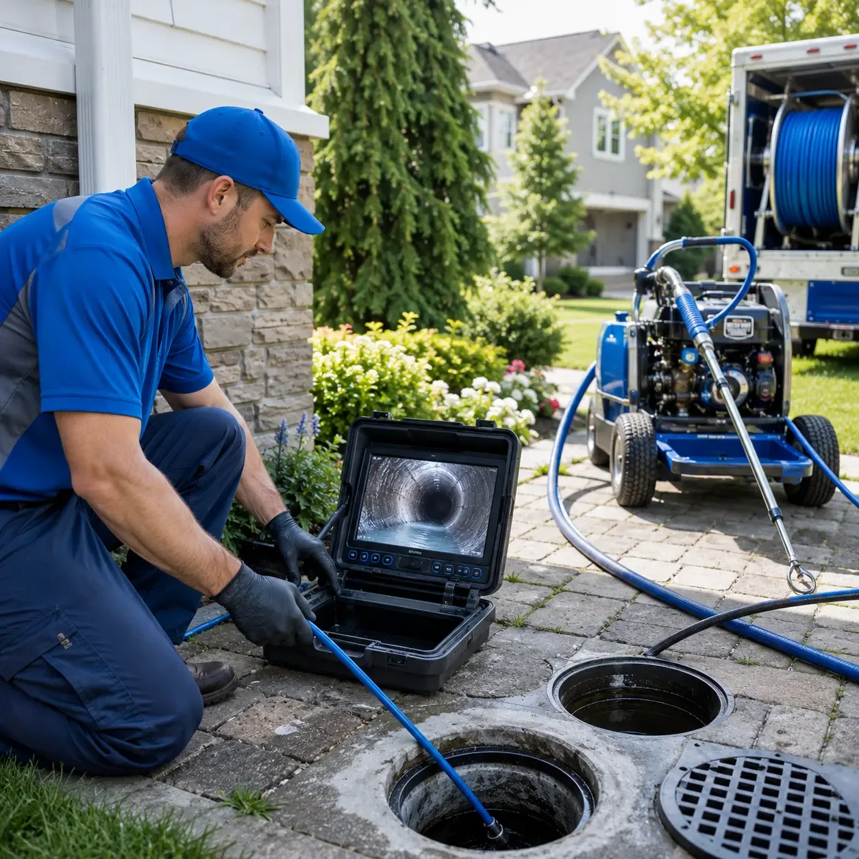 Outdoor drain cleaning professionals serving Blue Island, IL